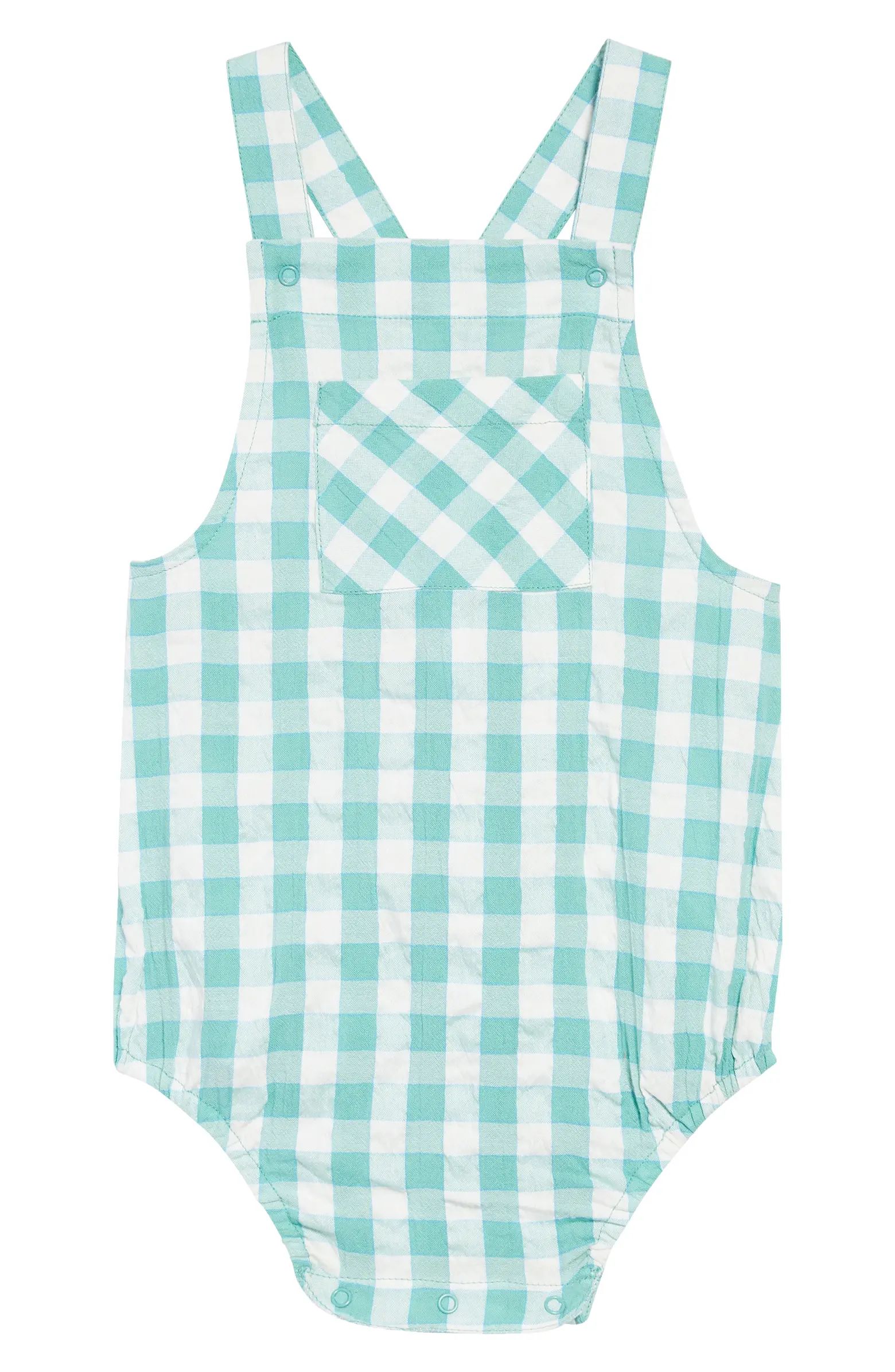Matching Family Moments Cotton Blend Gingham Romper | Nordstrom