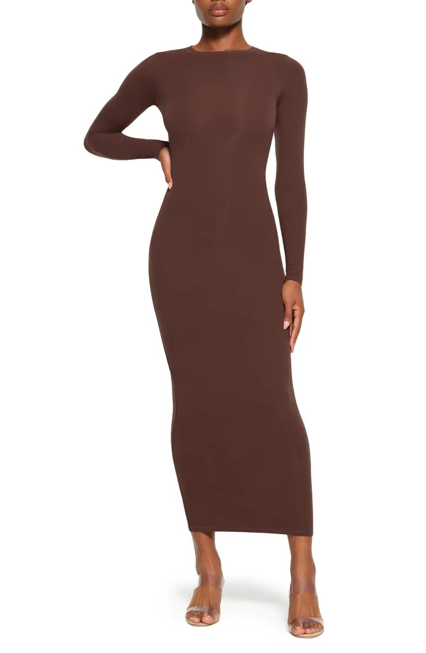 Fits Everybody Long Sleeve Crewneck Dress | Nordstrom