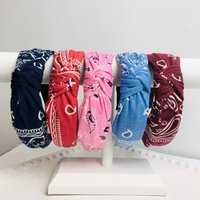 Bandana Headbands For Women & Girls Headbands, Fall Hair Accessory, Thin Knot Team Colors, Head Band | Etsy (US)