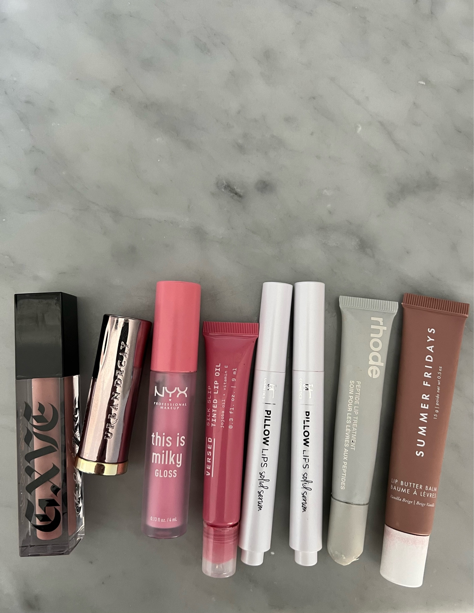 A few of my go-to favorite lip glosses 

Urban decay, nyx, IT CosmeticsPillow Lips Solid Serum Lip Gloss, Silk Slip Conditioning Tinted Lip Oil VERSED, GXVE BY GWEN STEFANI Bubble Pop Electric High-Performance Clean Lip Gloss, Rhode lip treatment, summer fridays lip balm, best lip gloss 2023 

#LTKFestival #LTKunder50 #LTKbeauty