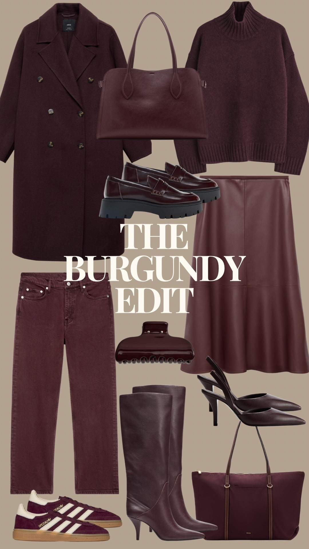 Deep red hues are always a good option when it comes to an Autumn colour palette. This season (and every Autumn season tbh) Burgundy is a colour trend that is easy to integrate into your wardrobe and will always feel seasonally appropriate for not only Autumn but Winter too.

#LTKautumn #LTKuk #LTKeurope