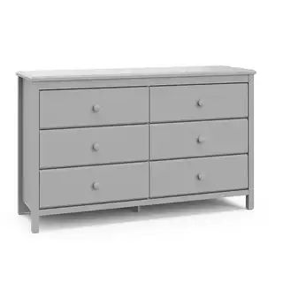 Storkcaft Alpine 6 Drawer Dresser - 6 drawers Dresser with Handles, Coordinates with Any Kids Bedroo | Bed Bath & Beyond
