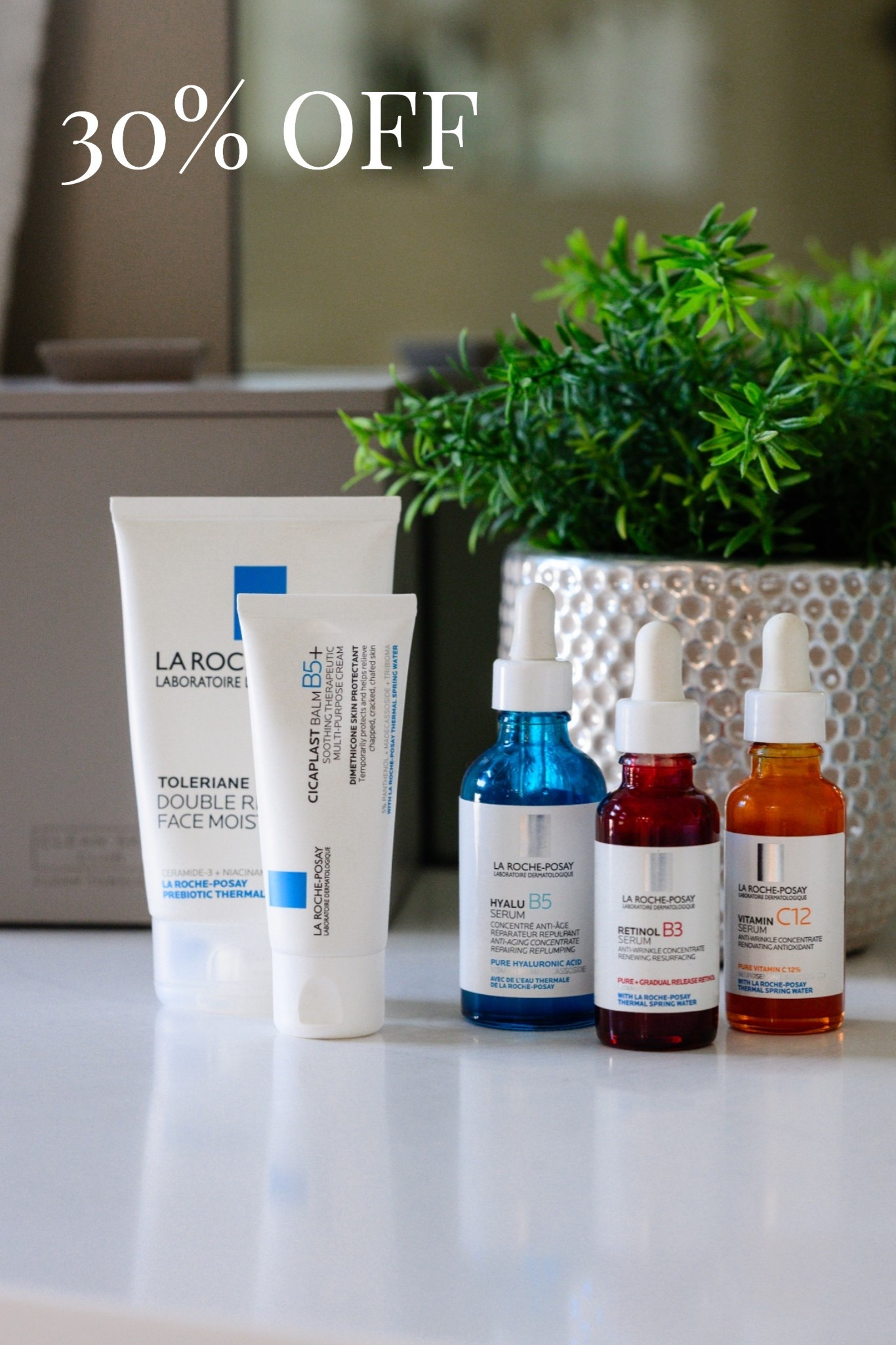 I LOVE La Roche- Posey skincare and nearly everything I use is on sale between Target and Amazon!