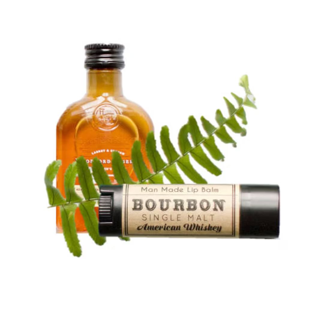 Gift for Him Bourbon Whiskey Lip Balm Stocking Stuffer for Men - Etsy | Etsy (US)