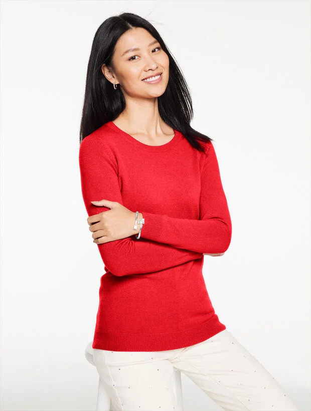 Cashmere Crewneck Sweater | Talbots