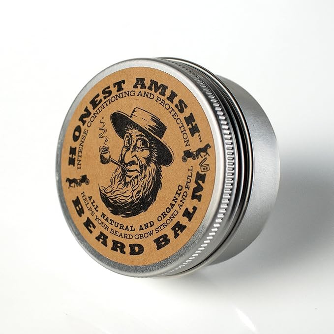 Honest Amish Beard Balm Leave-in Conditioner - Made with only Natural and Organic Ingredients - 2... | Amazon (US)