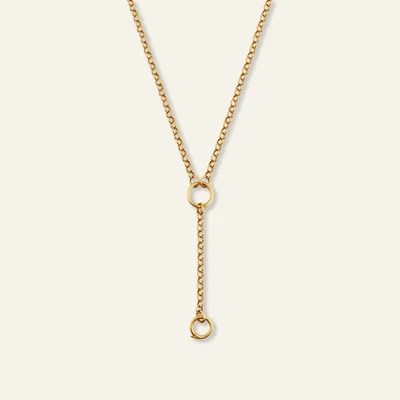 HART Classic Rolo Charm Clip Lariat Necklace - Classic Rolo Charm Clip Lariat Necklace | Shop.app
