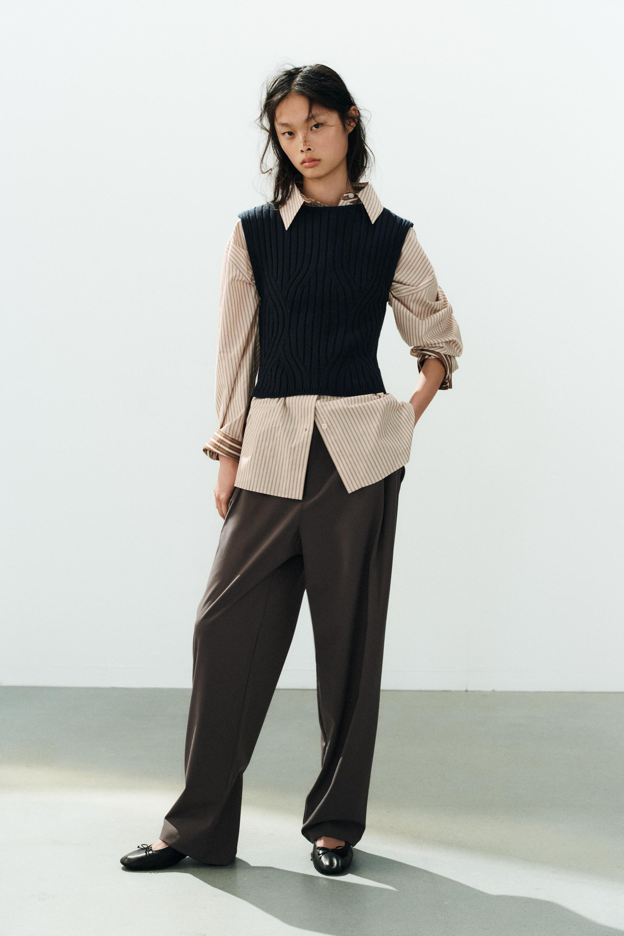 RIBBED KNIT TOP | Zara US