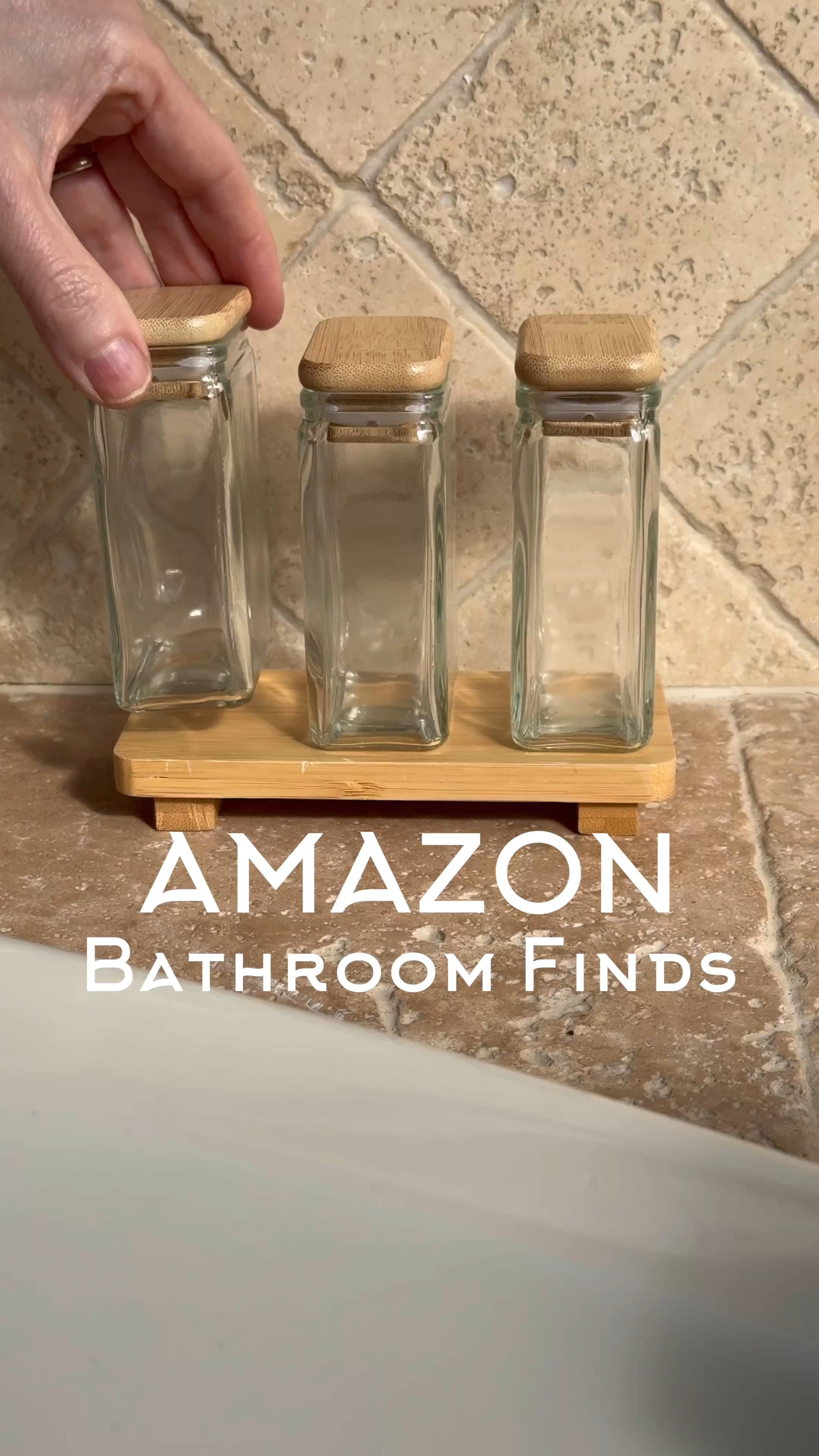 New Amazon bathroom finds!

These mini glass & bamboo jars with bamboo tray and labels! Perfect size for guest bathroom or powered room!

This all-in-one bath caddy with removable trashcan, toilet scrubber and plunger! Minimalist design is discrete & easy to clean!

And this oil finished teak bathmat. Made of beautiful teak— it’s high quality and gorgeous!

#amazonfinds #amazonhome #homehacks #bathroomfinds  

 #LTKU #LTKHome