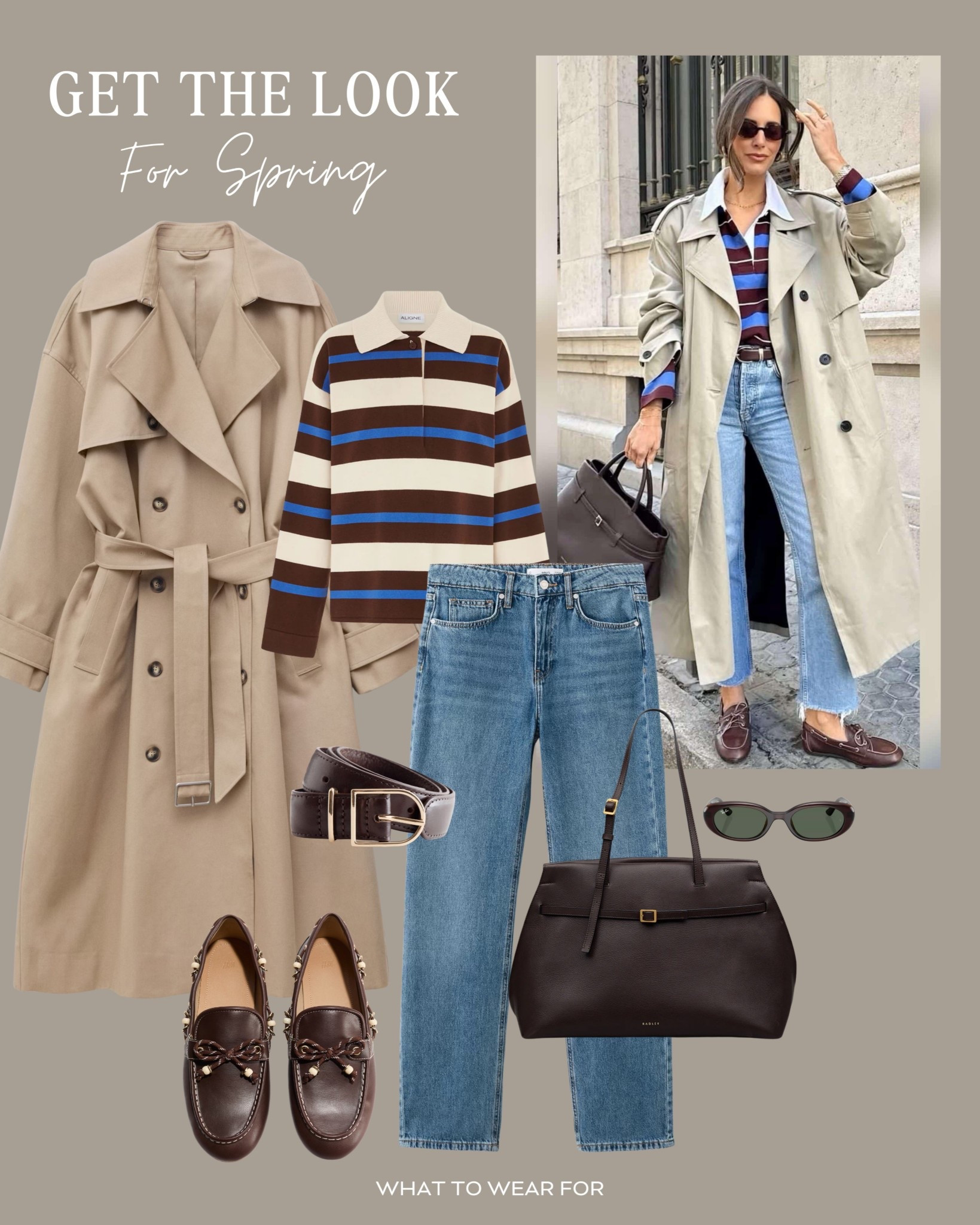 Trench coat styling for spring 🧥