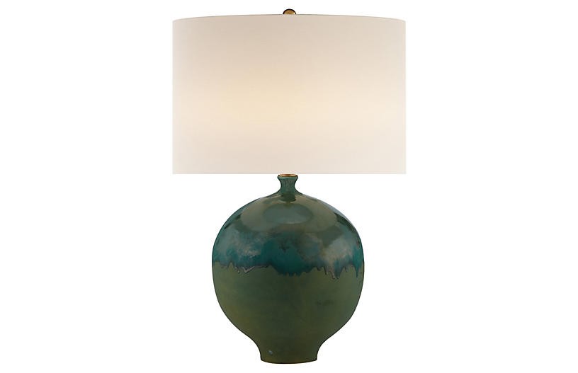 Gaios Table Lamp - Volcanic Verdi - AERIN | One Kings Lane