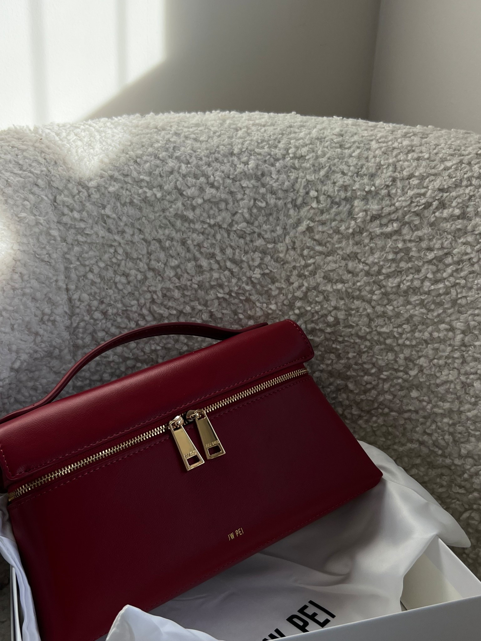Bag is the Thea bag in claret from JW PEI. Linked some alternatives 

#LTKuk #LTKbag #LTKluxury