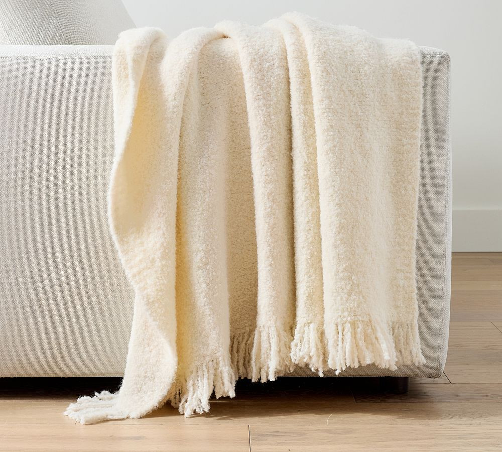 Boucle Knit Throw | Pottery Barn (US)