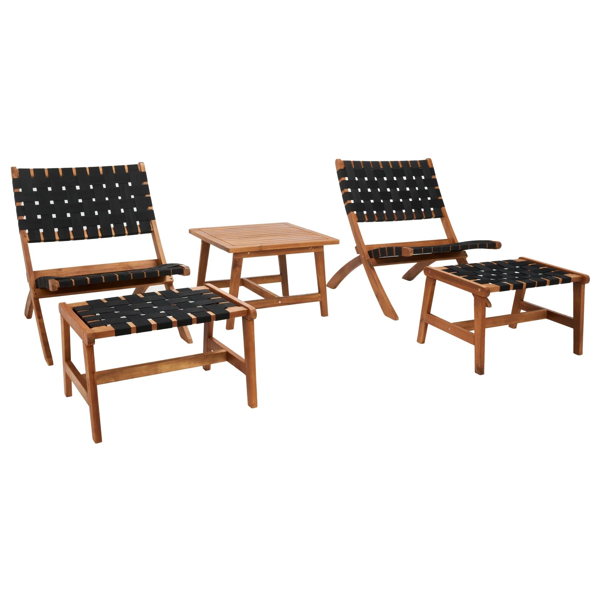 Bosch Solid Wood 2 - Person Seating Group with Cushions | Wayfair North America
