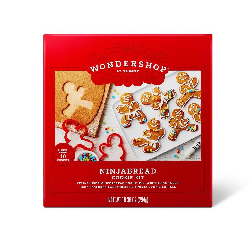 Holiday Ninjabread Gingerbread Man Cookie Kit - 10.36oz - Wondershop™ | Target