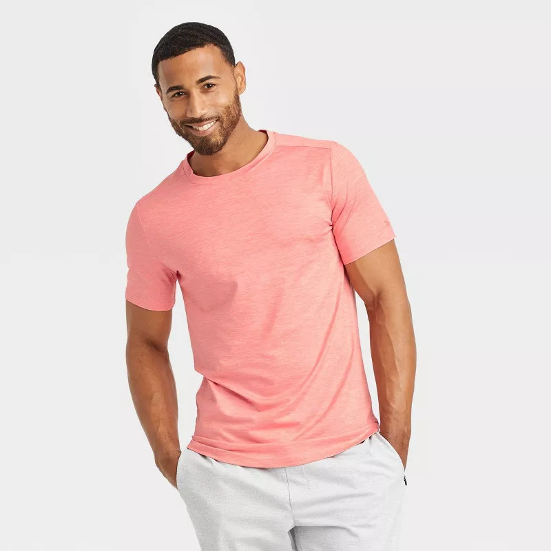 Men's Short Sleeve Soft Stretch T-Shirt - All in Motion™ | Target