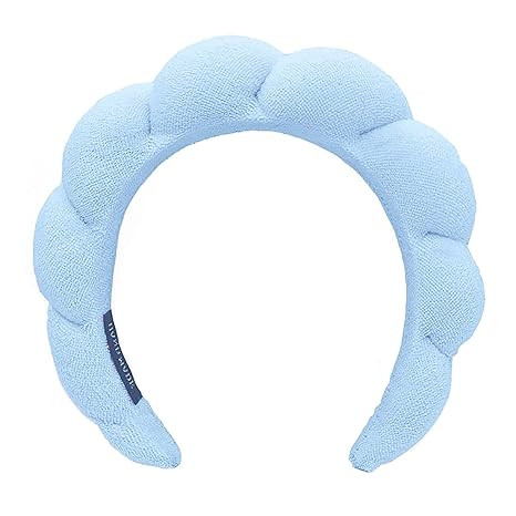 Spa Headbands for Washing Face Makeup Skin Care Headband Women Bubble Facial Beauty Headbands Puf... | Amazon (US)