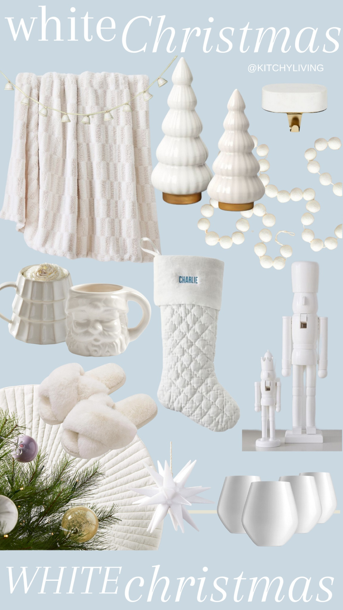 White Christmas inspiration 🤍🤍🤍 #christmasdecor #christmasdecorating #christmas #homedecor #holidaydecor 

#LTKSeasonal #LTKHoliday #LTKhome