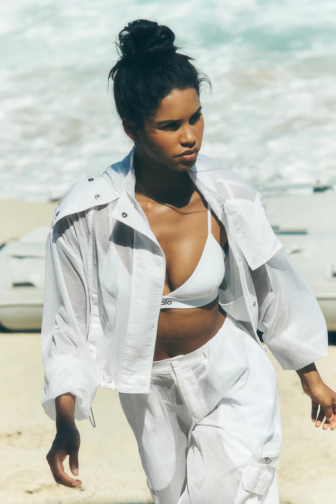 Cropped Game Time Full Zip Jacket | Alo Yoga (US)