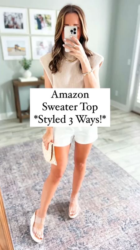 Amazon sweater top (XS, color is #1khaki). Amazon midi skirt (XS). Amazon coatigan (small). Abercrombie 90s straight jeans (24 extra short). Amazon Chelsea boots (TTS). Amazon clear wedges. Work outfit. Business casual. Casual outfit. Brunch outfit. 

#LTKshoecrush #LTKFind #LTKunder50