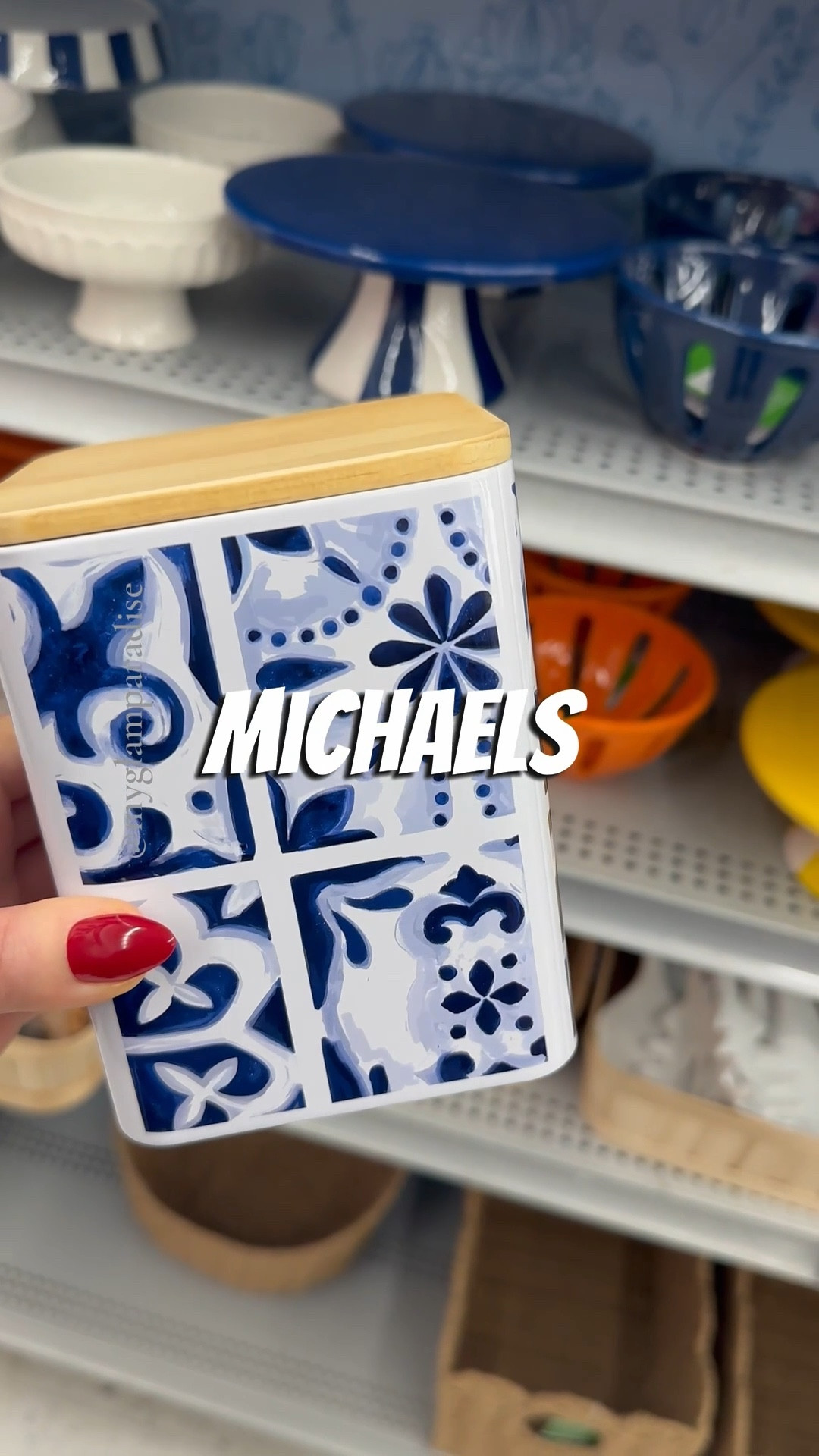 White & blue ceramic dreams 🤍💙 On sale at @Michaels right now. Perfect for summer prep and starting warm months in style. Giving major Europe vacation vibes.

#LTKSeasonal #LTKSaleAlert #LTKHome