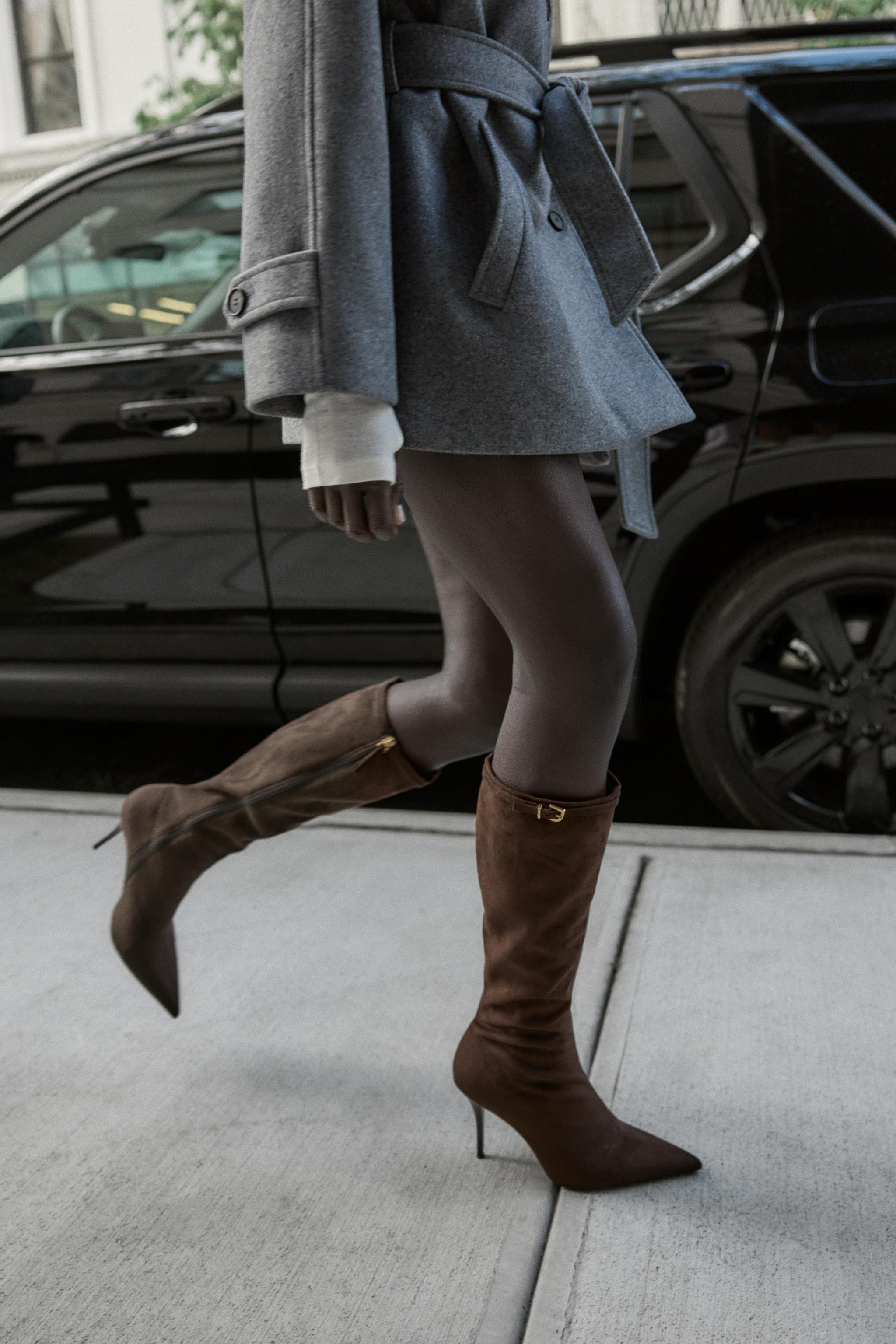 BUCKLED HIGH-HEEL BOOTS | Zara UK