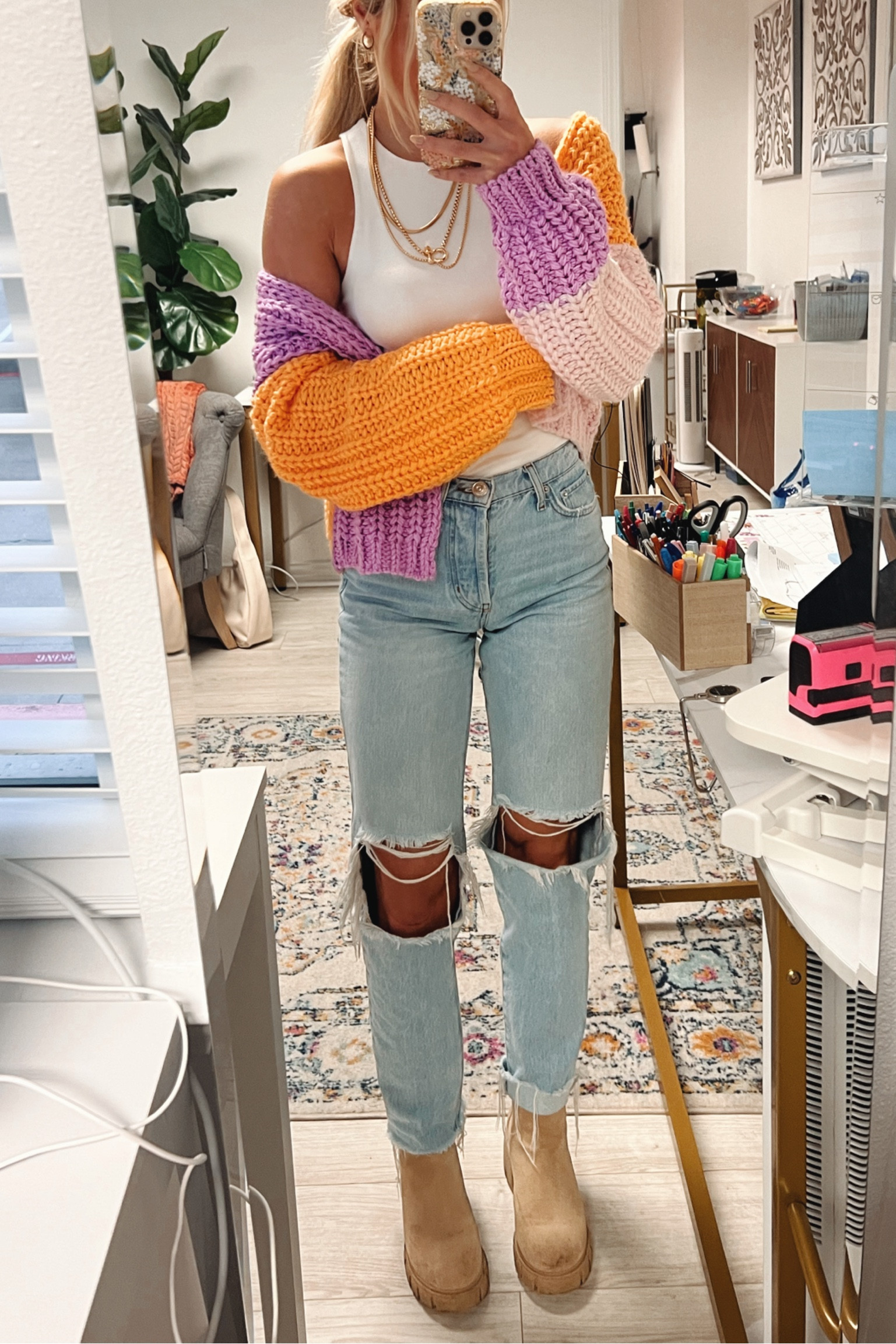 Bright & Cozy Fit!


Chunky sweater, knit sweater, color lock, bright, cozy, light wash jeans, straight leg denim, white bodysuit, Steve Madden, tan booties, women’s fashion, fall style 

#LTKstyletip #LTKworkwear #LTKfindsunder100