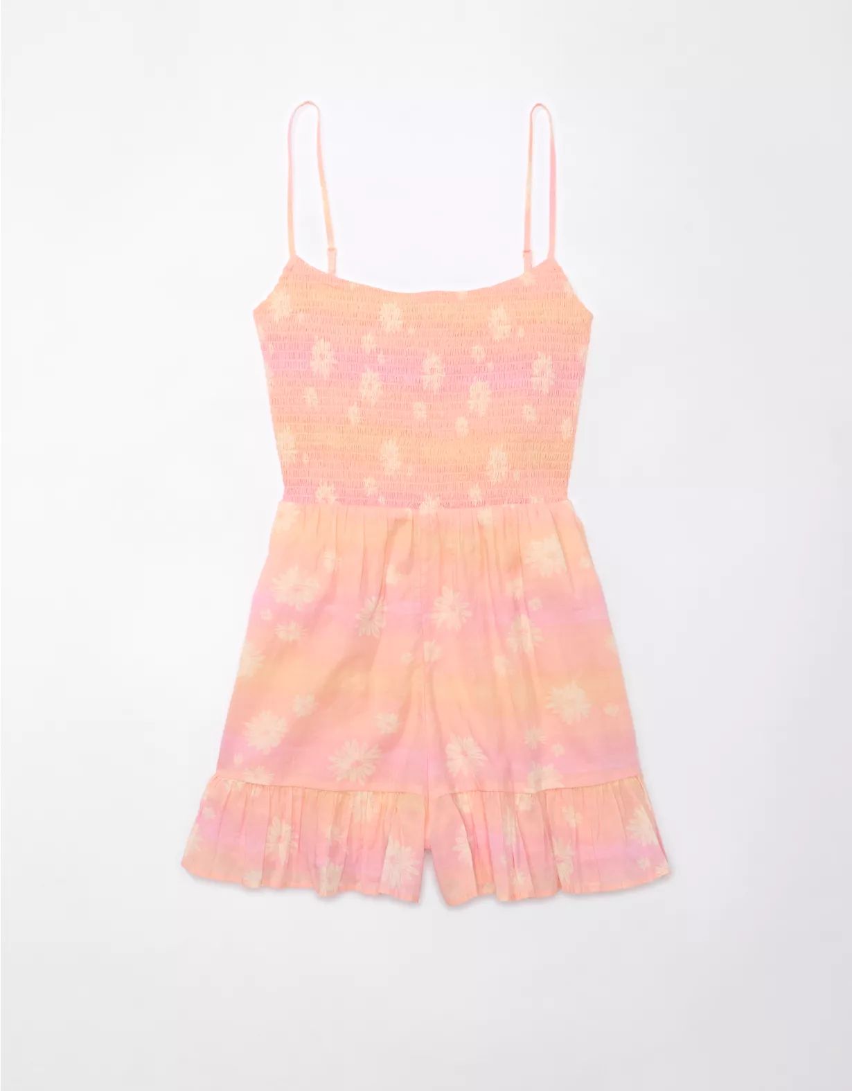 AE Smocked Cut-Out Romper | American Eagle Outfitters (US & CA)