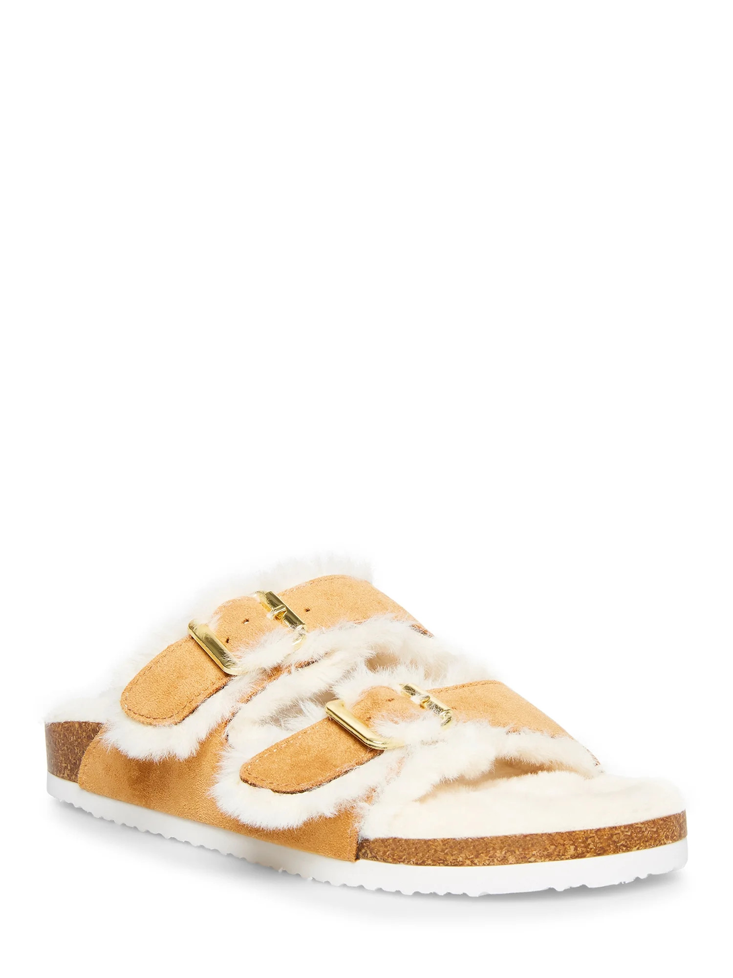 Madden Girl Women's Butterfly Faux Fur Lined Footbed Sandal | Walmart (US)