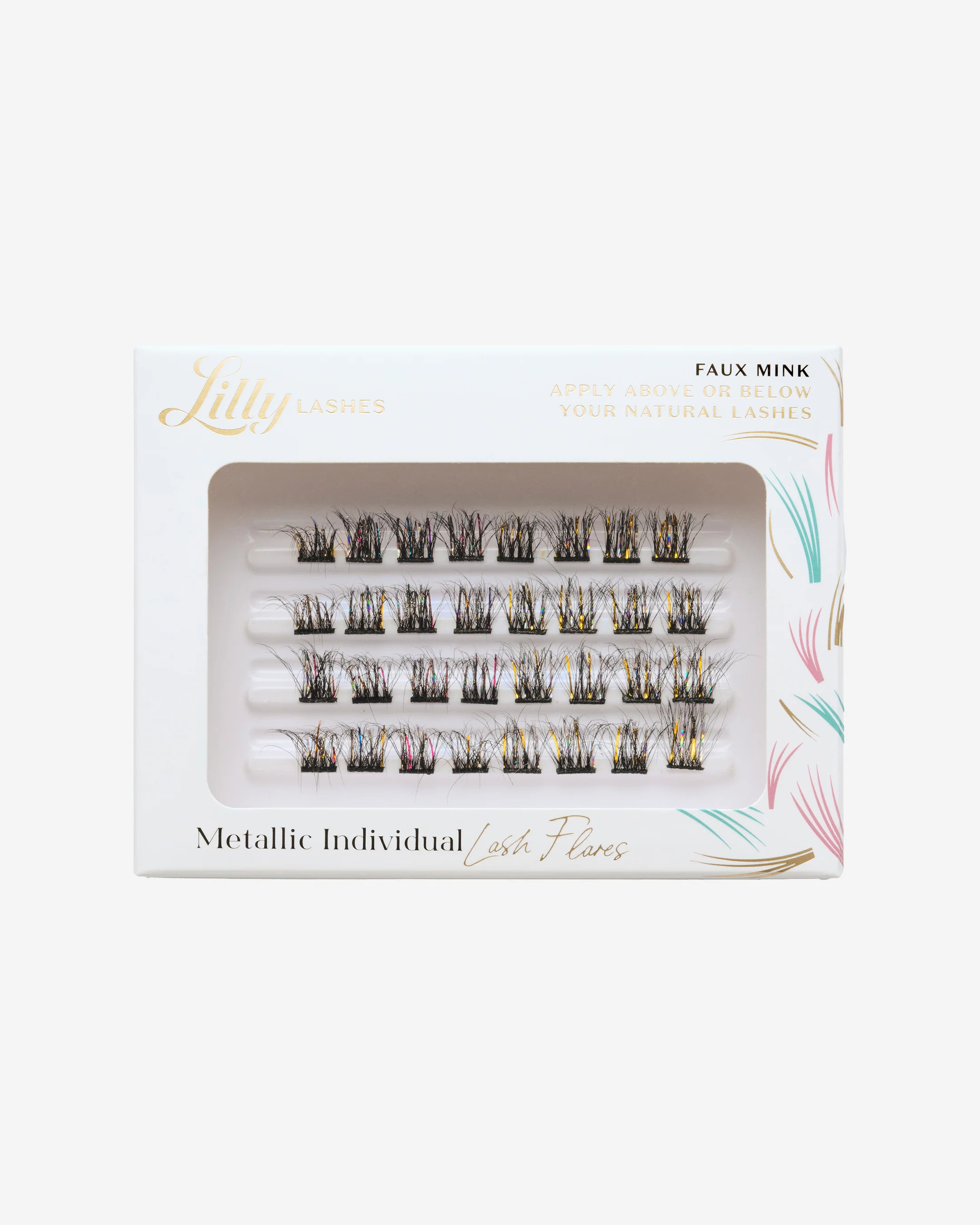 Metallic Individual Lash Flares | Lilly Lashes