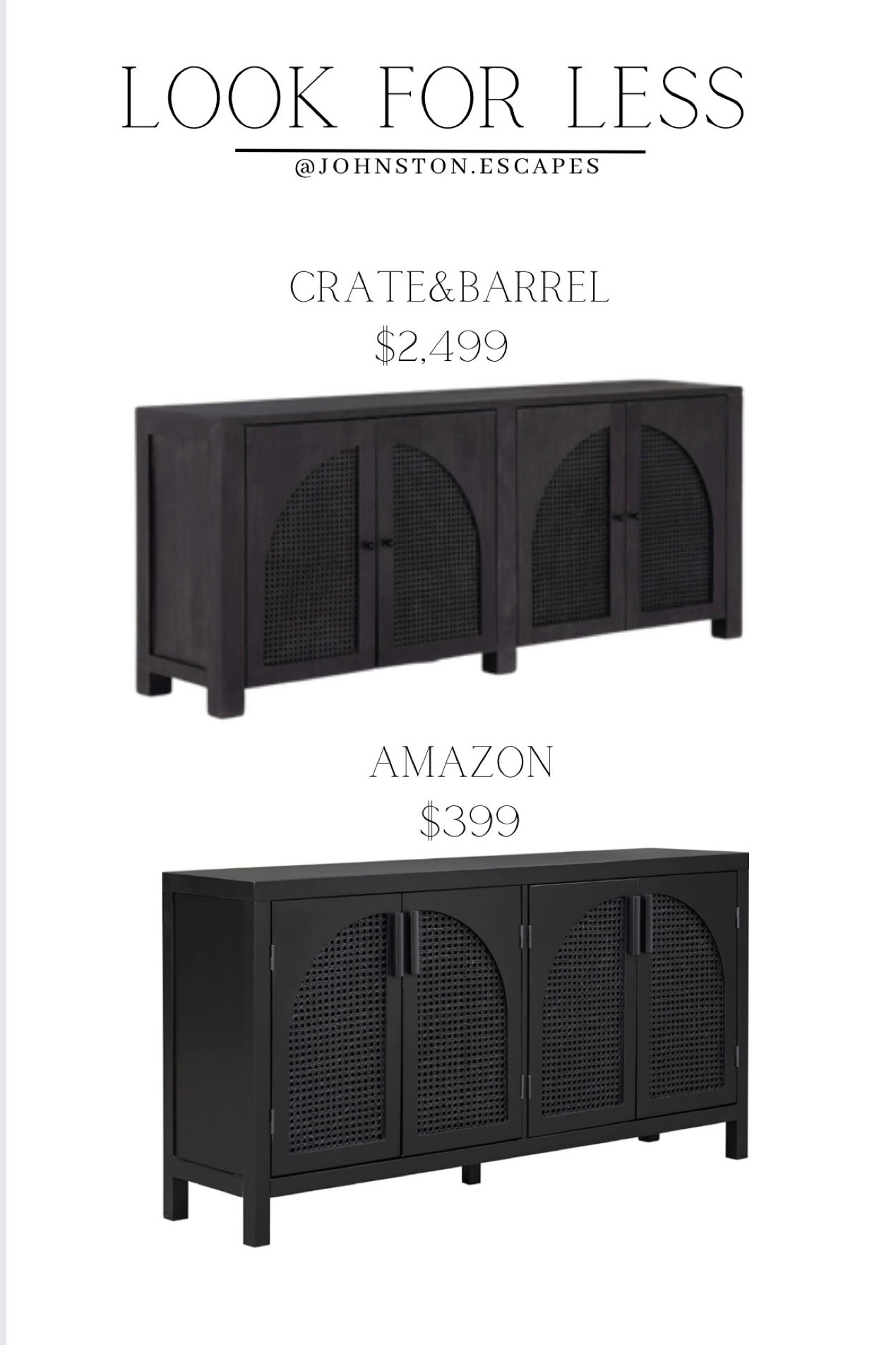 Look for less!! Spurge or save! Love the arched cabinet and Amazon offers such an affordable price for their version!

#LTKFind #LTKsalealert #LTKhome