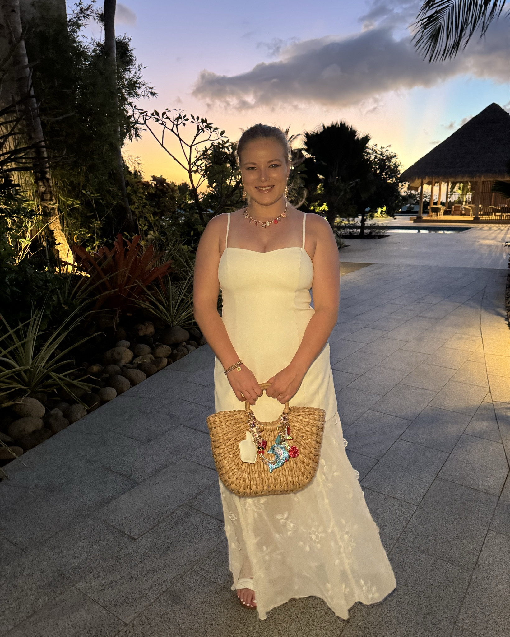 Perfect white dress for a Caribbean honeymoon moment 🤍 @abercrombie #abercrombie 

#LTKTravel #LTKMidsize #LTKSeasonal