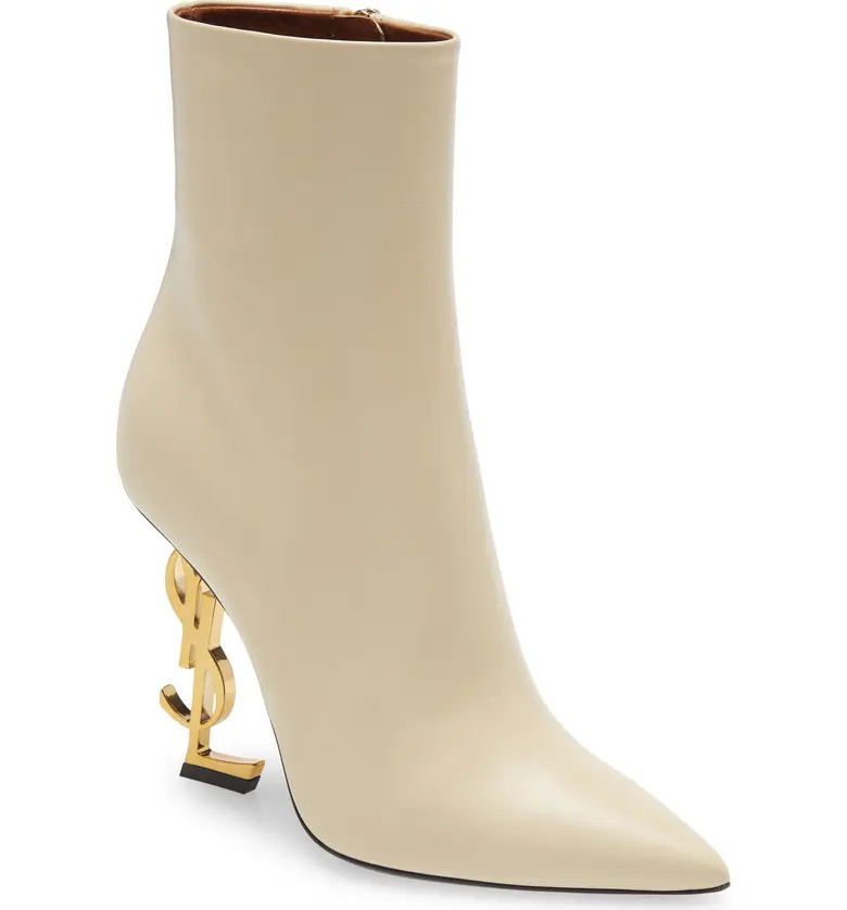 Saint Laurent Opyum YSL Pointed Toe Bootie (Women) | Nordstrom | Nordstrom