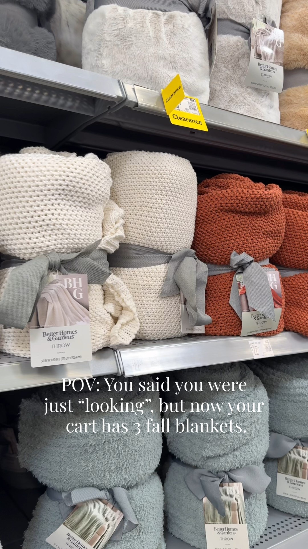 The coziest throw blankets by Better Homes & Gardens at Walmart! I have the green and think I’ll grab the brown for fall styling! 

#LTKSeasonal #LTKHome #LTKFindsUnder50