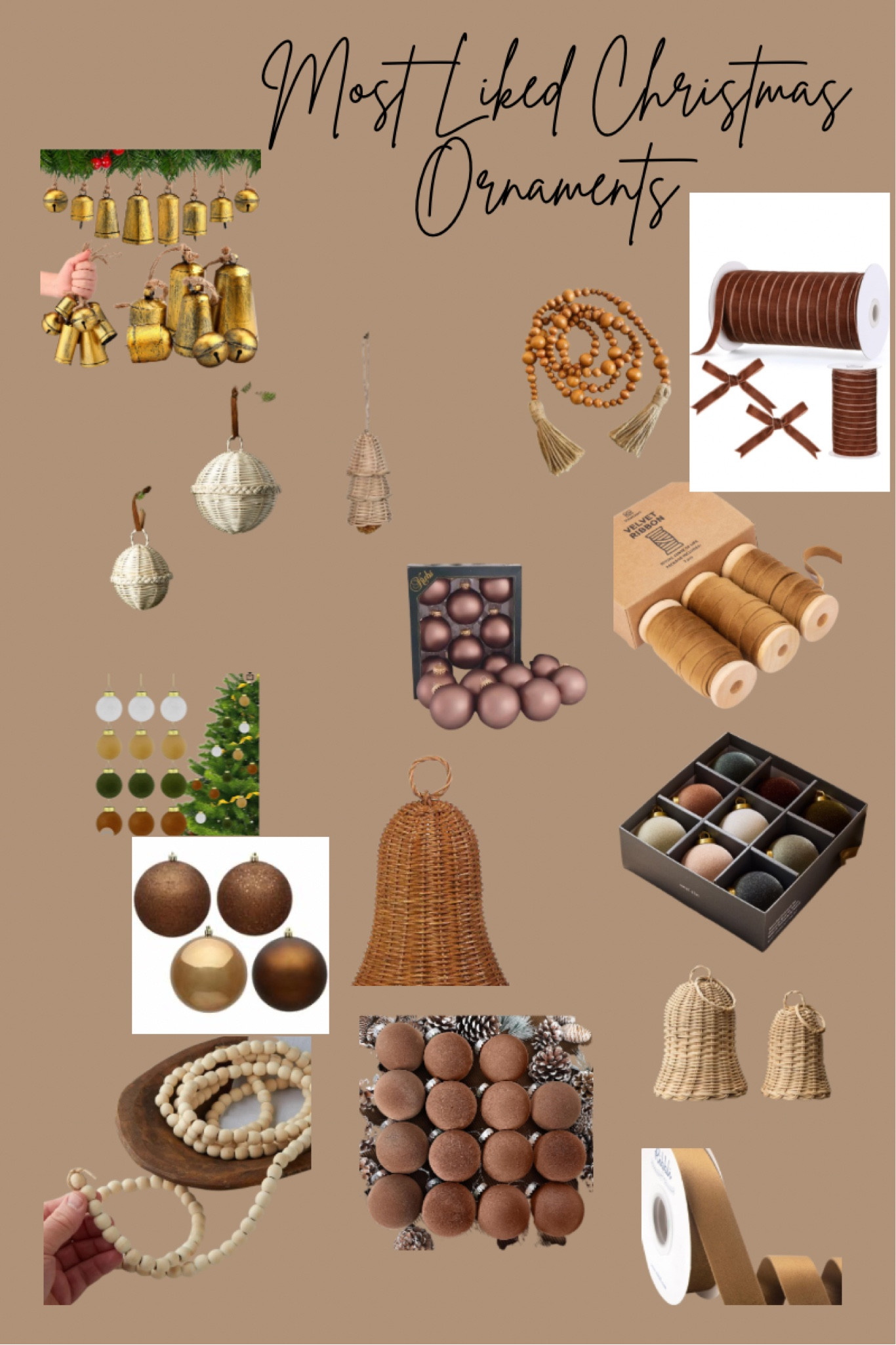 Neutral Christmas ornaments. My favorite timeless ornaments 

Sale 

#LTKHoliday #LTKhome