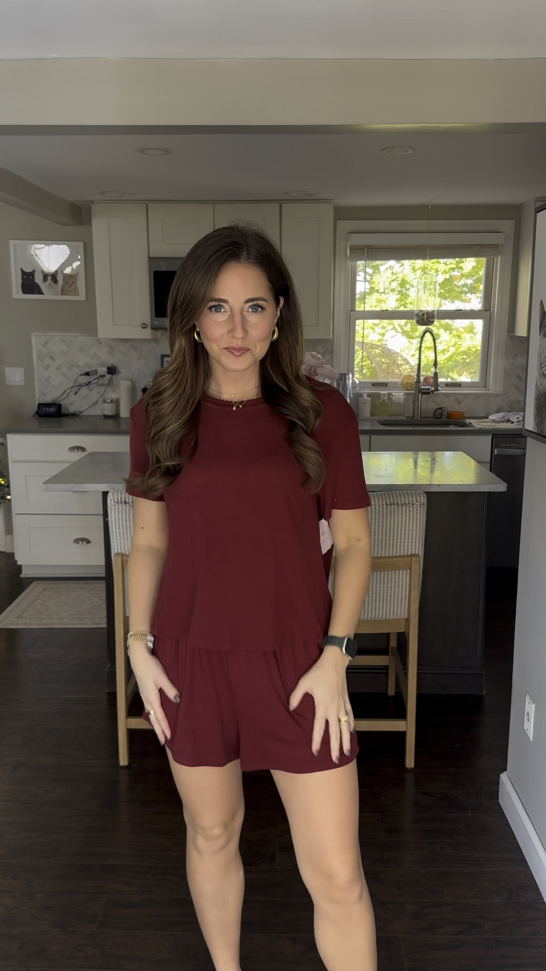 This target pajamas set is on sale for $10.50!!! It’s sooo soft! I’m wearing size medium! 

Earrings code - LAURENA20

#LTKSaleAlert #LTKFindsUnder100 #LTKFindsUnder50