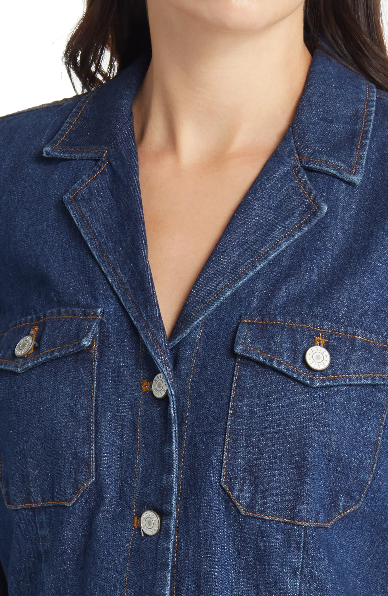 Lisette Long Sleeve Denim Shirtdress | Nordstrom