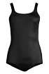 Women's Chlorine Resistant Scoop Neck Soft Cup Tugless Sporty One Piece Swimsuit | Lands' End (US)