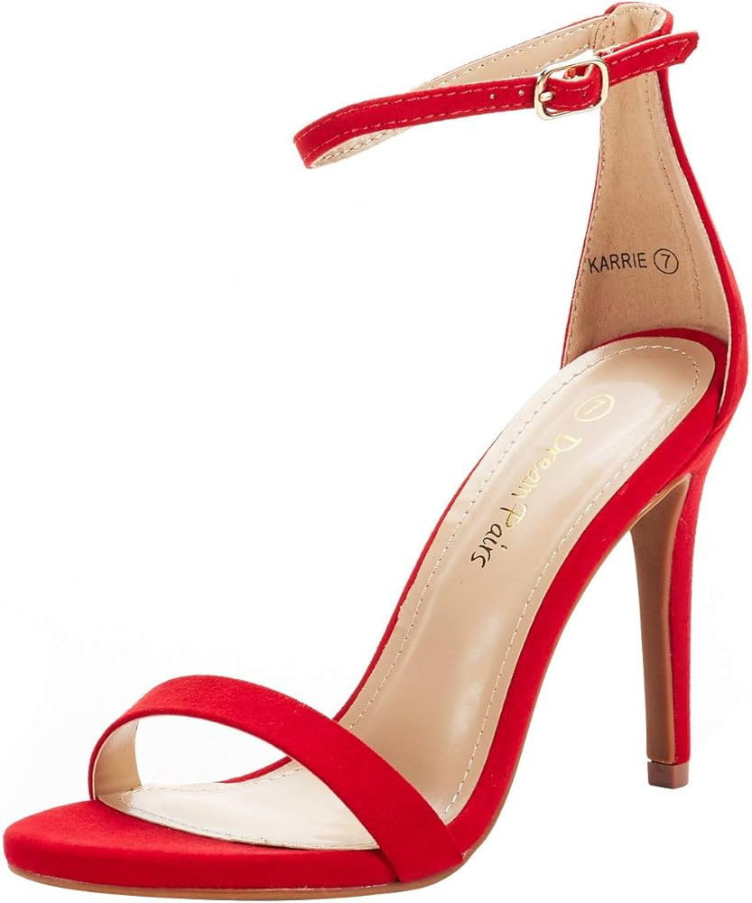 DREAM PAIRS Women's Karrie High Stiletto Pump Heeled Sandals | Amazon (US)