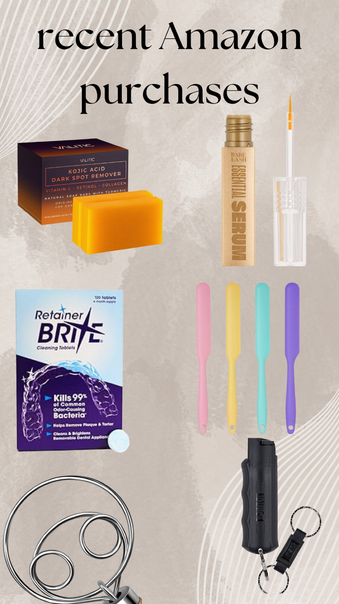 Recent Amazon purchases 

#LTKBeauty #LTKHome