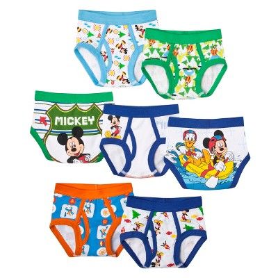 Toddler Boys' 7 Pack Underwear Mickey Mouse by Handcraft 2T-3T | Target