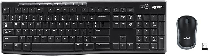 Logitech MK270 Wireless Keyboard and Mouse Combo for Windows, 2.4 GHz Wireless, Compact Mouse, 8 ... | Amazon (US)