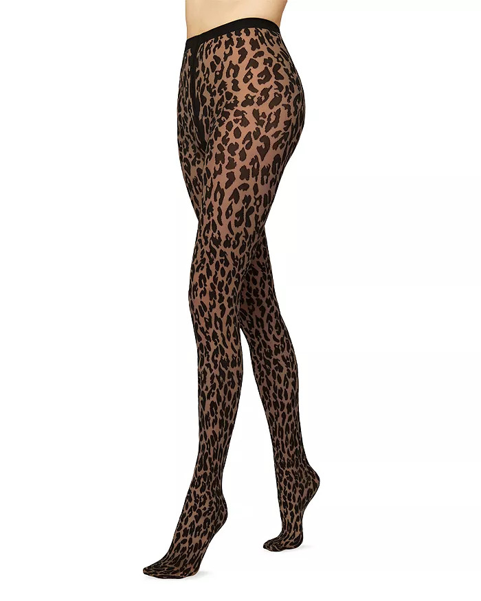 Matte Leopard Print Tights | Bloomingdale's (US)