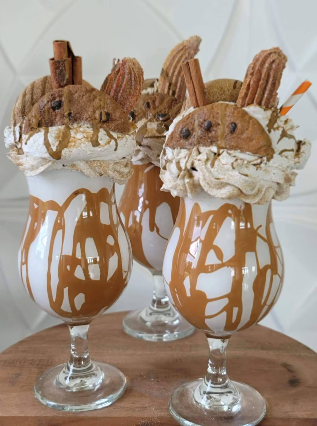 Food prop fake dolce de leche milkshakes | Etsy (US)