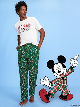 Old Navy x Disney Printed Flannel Pajama Pants for Men | Old Navy (US)