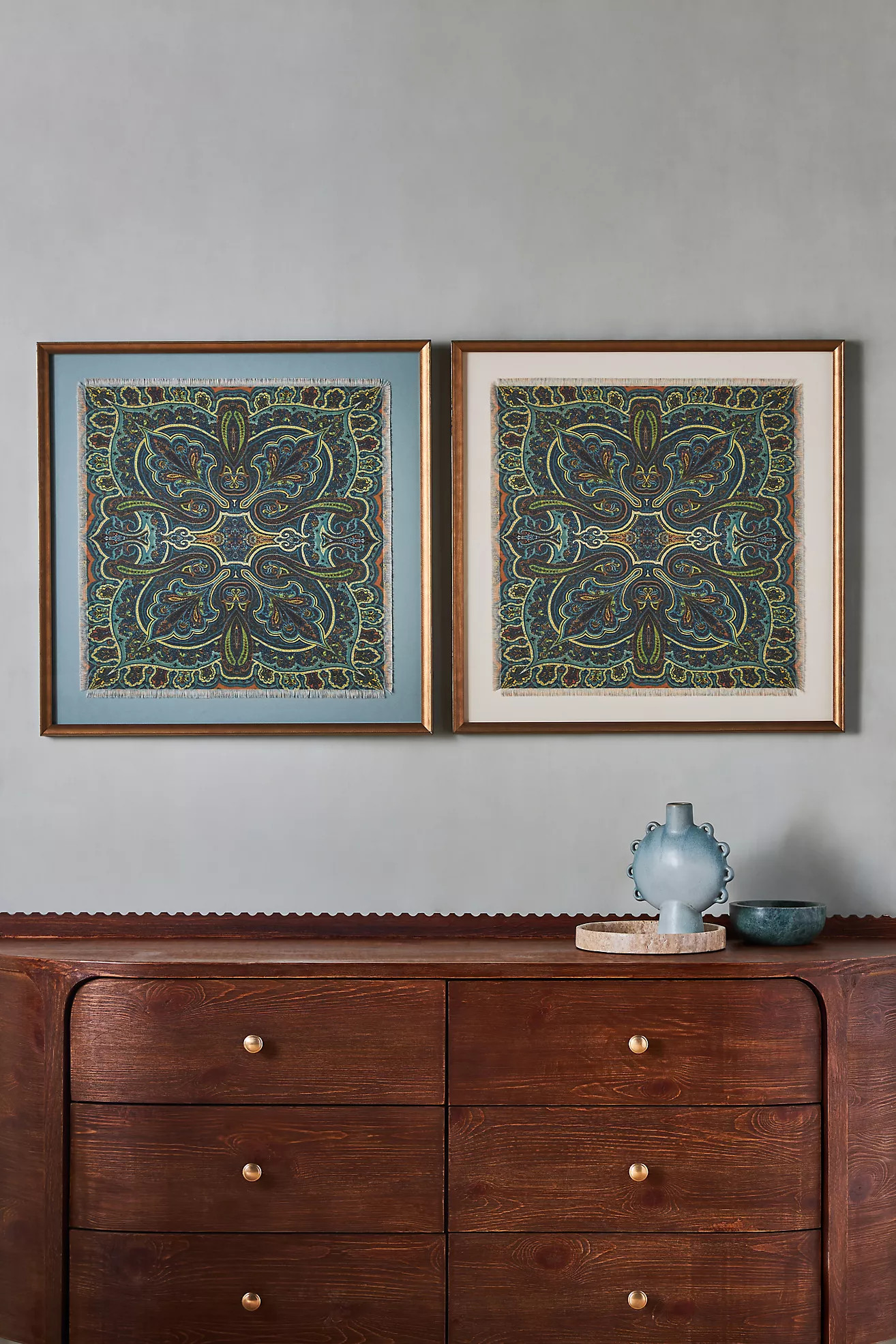 Vintage Scarf Wall Art | Anthropologie (US)