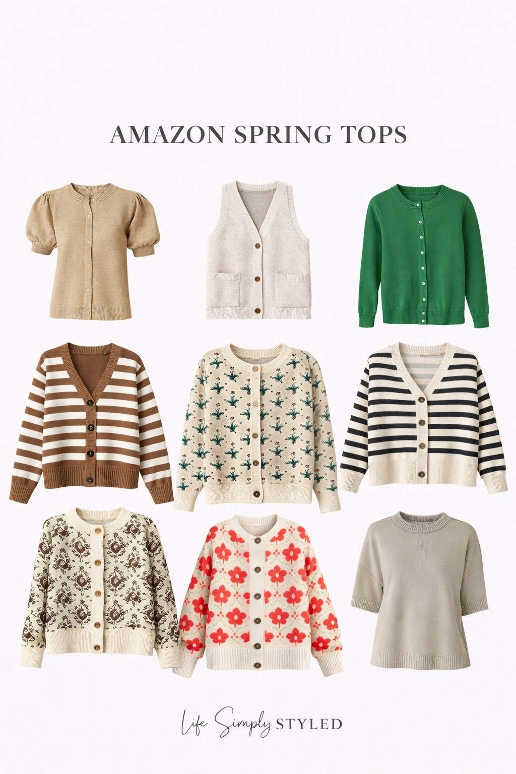 Affordable spring tops from Amazon  

#LTKSeasonal #LTKOver40 #LTKootd