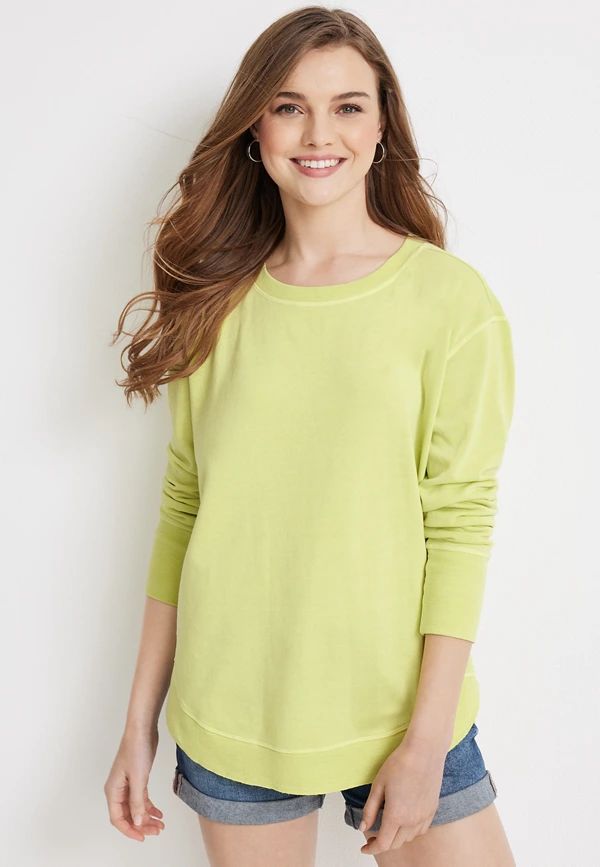 Sunhaven French Terry Sweatshirt | Maurices