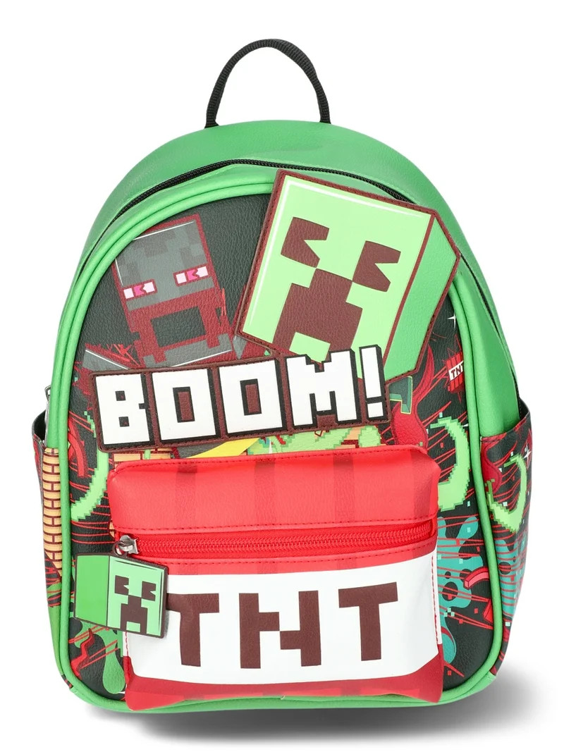 Minecraft Explosion TNT Women's Mini Backpack, Green | Walmart (US)