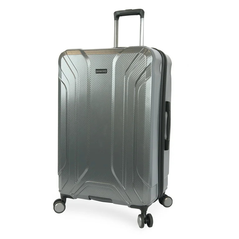 Brookstone Keane 29" Hardside Large Checked Expandable Spinner Luggage for Travel, Charcoal - Wal... | Walmart (US)